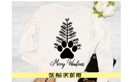 Black White Merry Woofmas