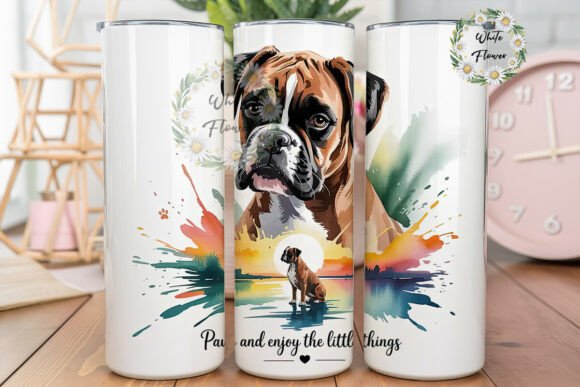 Boxer Dog Sunset Tumbler Wrap: A Designer’s Review