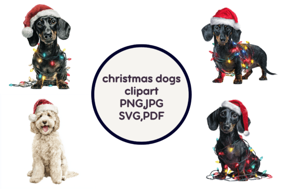 Christmas Dog Clipart Review