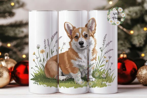 Corgi Dog 20oz Tumbler Design: Real Embroidery Project Review