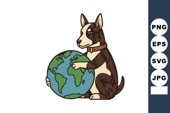 Dog Holding Globe Earth: Design Review