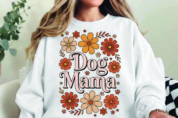 Dog Mama Floral PNG Review