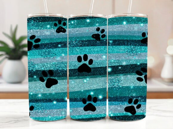 Dog Paw Print Tumbler Design Reviewed for Embroidery