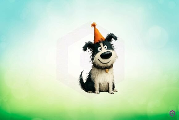 Quirky Halloween Dog Clipart 28